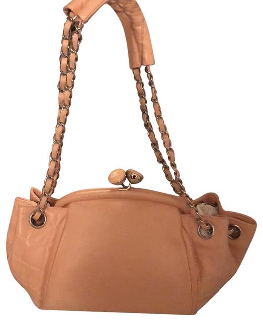 Chanel Limited Edition Light Pink Lambskin Leather Shoulder Bag 