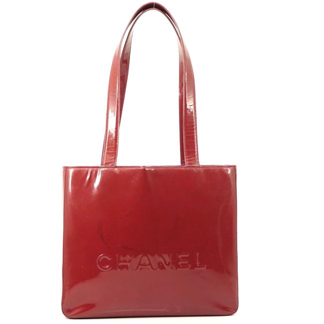 Chanel Logo Design #4022c12 Red Shoulder Bag 