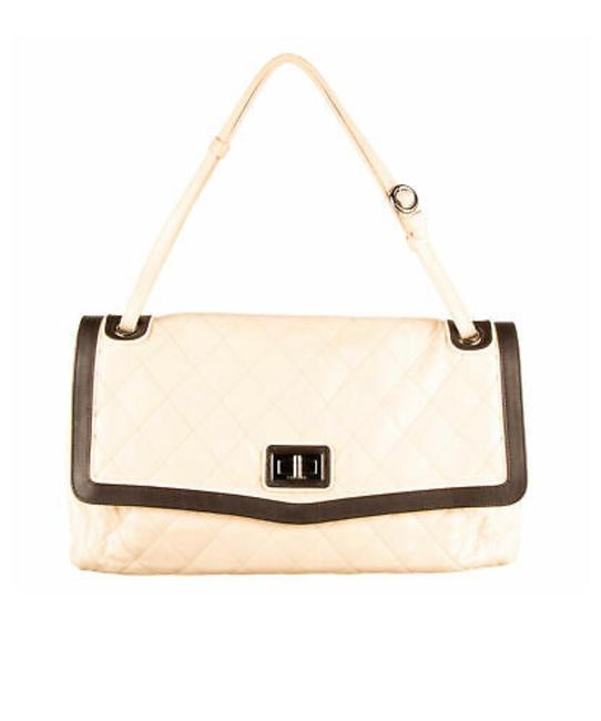 Chanel Mademoiselle Quilted Maxi Lambskin Leather Shoulder Bag 
