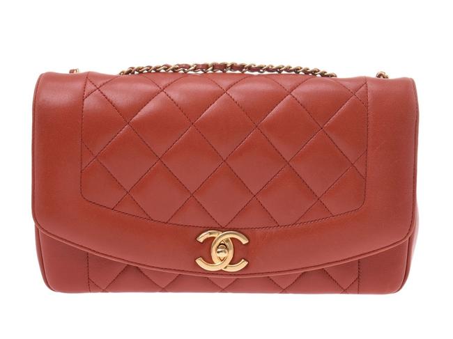 Chanel Matelasse Chain Women's Red Shoulder Bag 