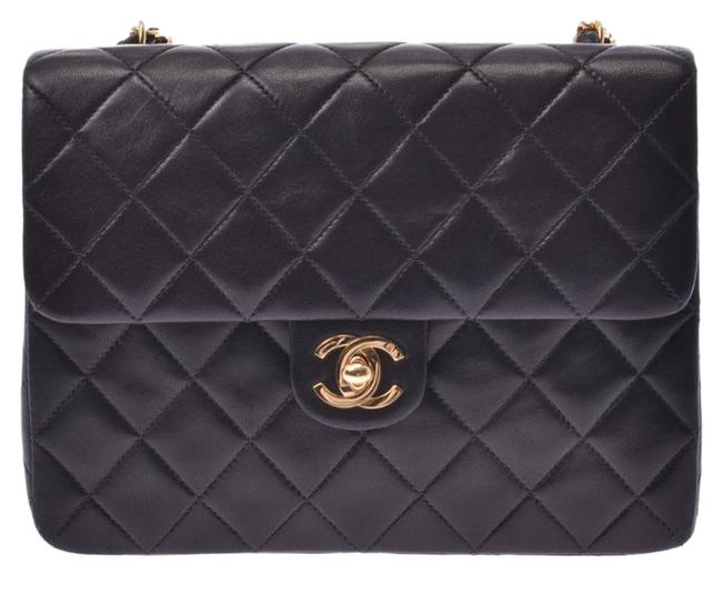 Chanel Matelasse Gold Metal Ladies Lambskin Black Shoulder Bag 