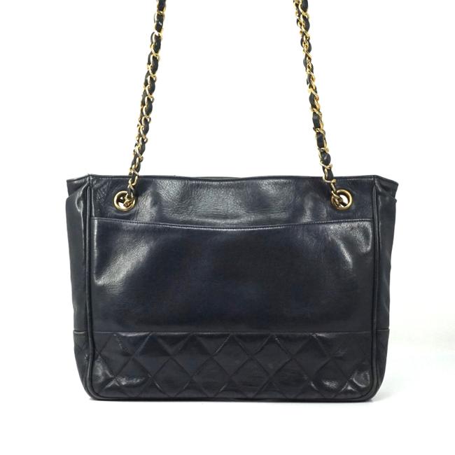 Chanel Matelasse Quilted Lambskin #1771c42 Black Shoulder Bag 