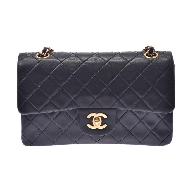 Chanel Matrasse Gold Metal Ladies Lambskin Black Shoulder Bag 