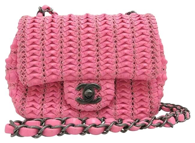 Chanel Mini Churn Cloche A68801 Pink Shoulder Bag 