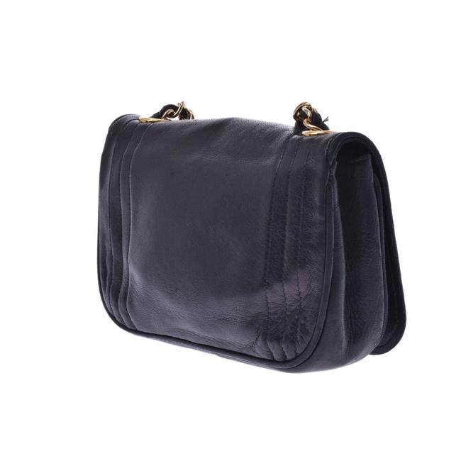 Chanel Mini Gold Metal Ladies Lambskin Black Shoulder Bag 