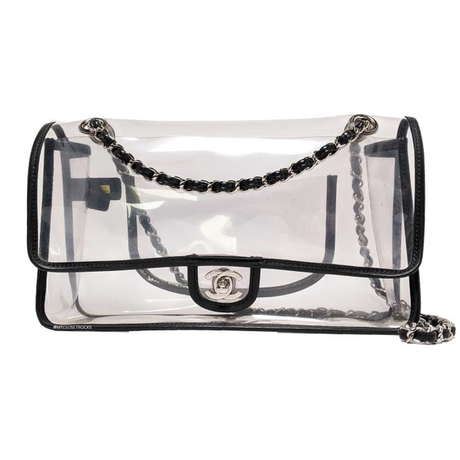 Chanel Naked Flap Vinyl Clear Pvc Shoulder Bag 