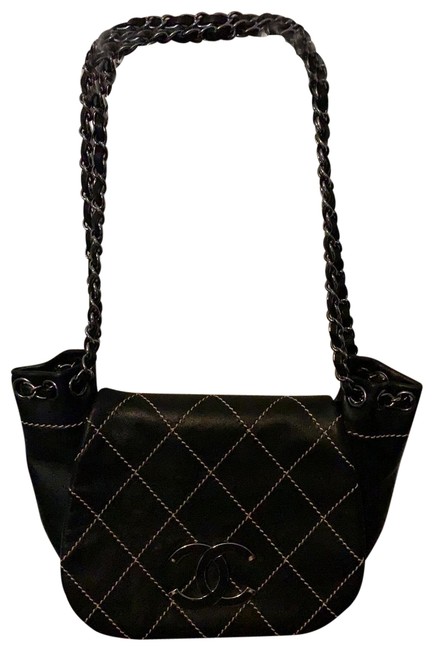 Chanel Quilted Lambskin Leather Shoulder Bag 