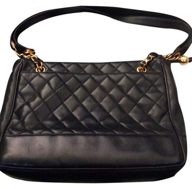 Chanel Shoppers Tote Black Shoulder Bag 