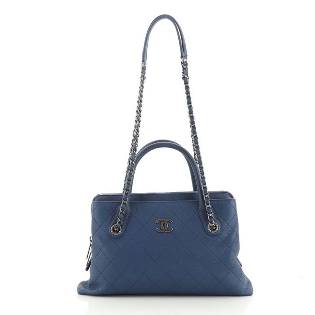 Chanel Shopping Tote Urban Quilted Caviar Small Shoulder Bag 