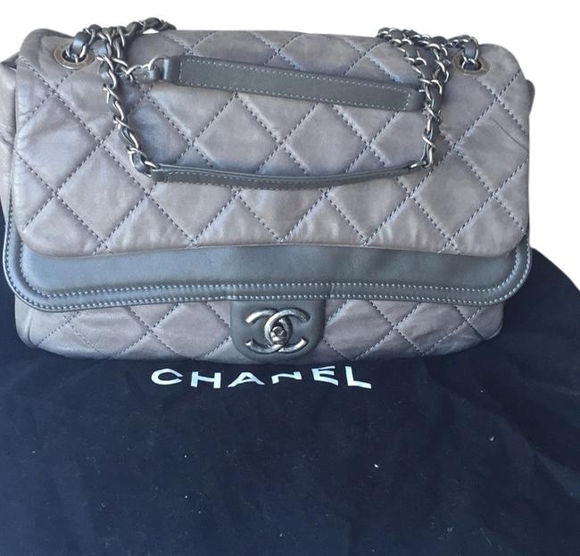 Chanel Silver Shoulder Bag 