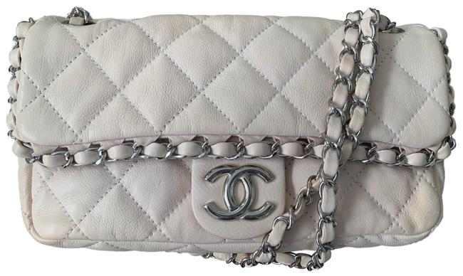 Chanel Small Chain Me Flap Pink Leather Shoulder Bag 
