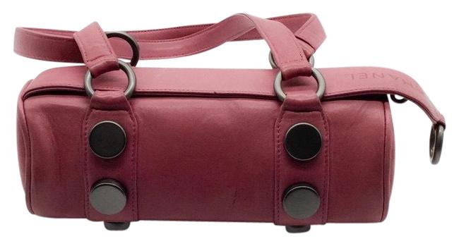 Chanel Small Pink Leather Shoulder Bag 
