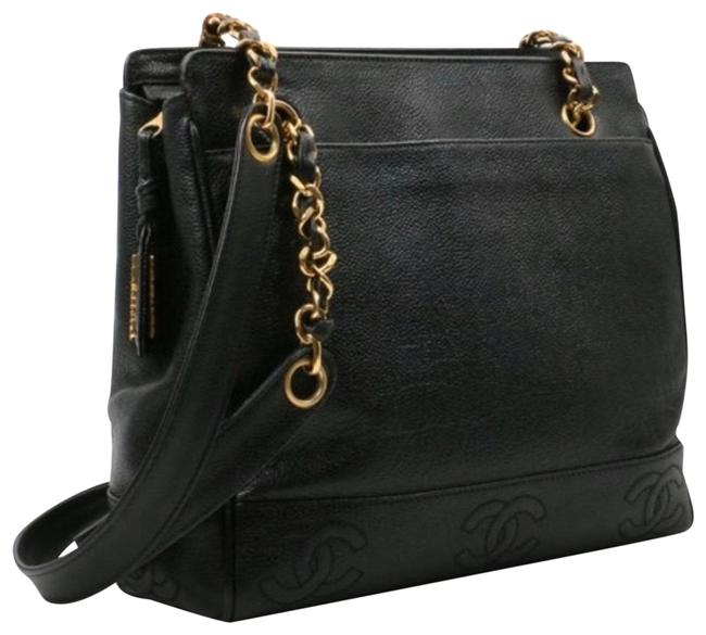 Chanel Timeless Tote Vintage Caviar 6 Cc Shoulder Bag 