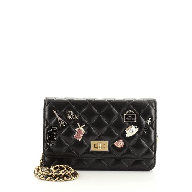 Chanel Wallet on Chain 255 Reissue Lucky Charms Quilted Calfskin Shoulder Bag 