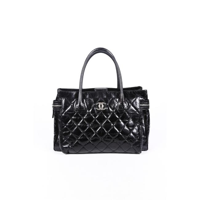 Chanel XL Executive Quilted Calfskin Leather Shoulder Bag 