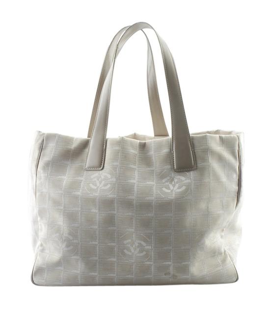 Chanel 161961 Tan Canvas Tote