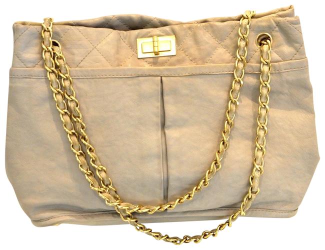 Chanel 2.55 Reissue Calfskin Quilted Reissue Grey Leather Tote