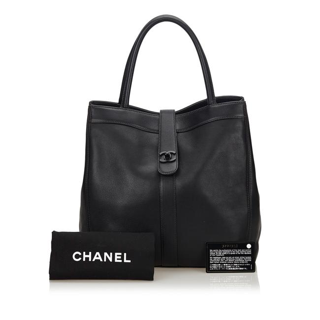 Chanel Bag Black Leather Tote