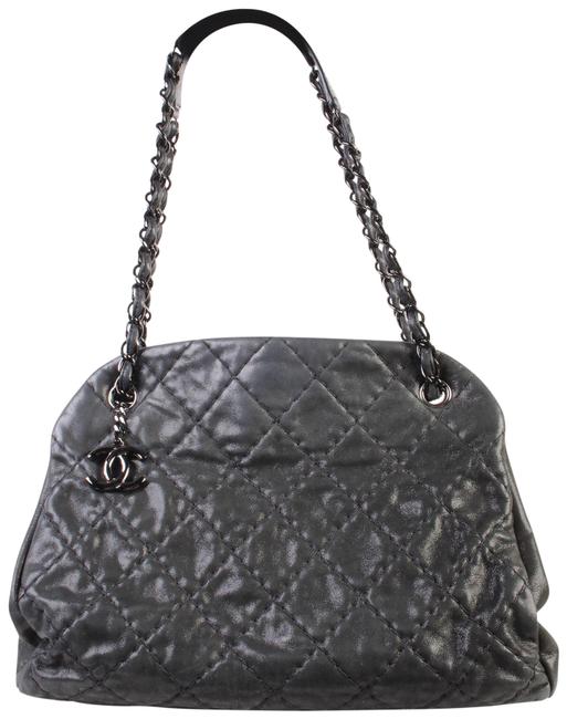 Chanel Bag Bowling Black Calfskin Leather Tote