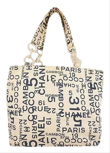 Chanel Bag By Sea Ivory Canvas Tote