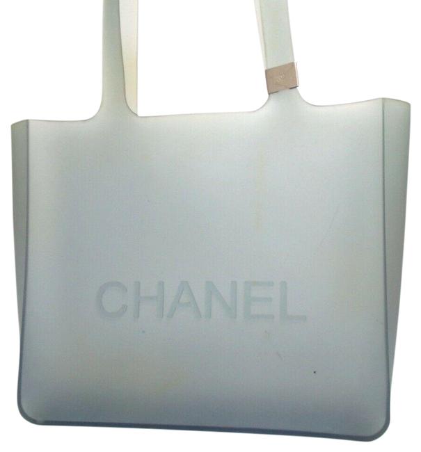 Chanel Bag Jelly Medium Shoulder Bag rare Blue Rubber Tote