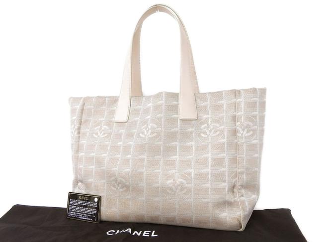 Chanel Bag Shoulder 9th 20180808 Pink Beige New Travel Line  Nylon Tote