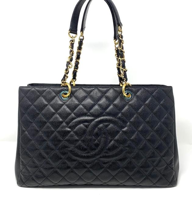 Chanel Bag XL Caviar Grand Shopping Black Tote