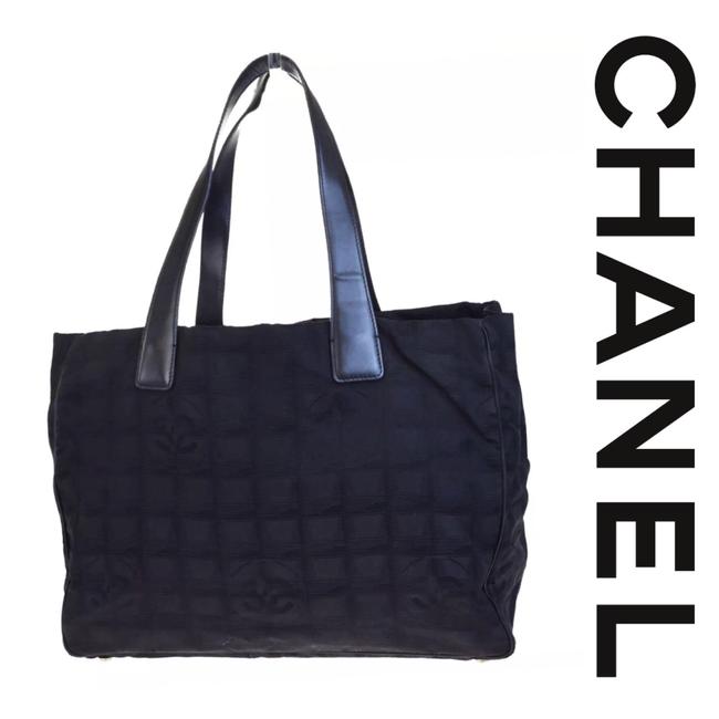 Chanel Black Nylon Tote