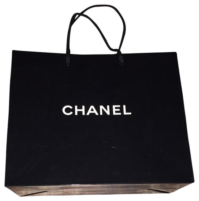 Chanel Black Paper Tote