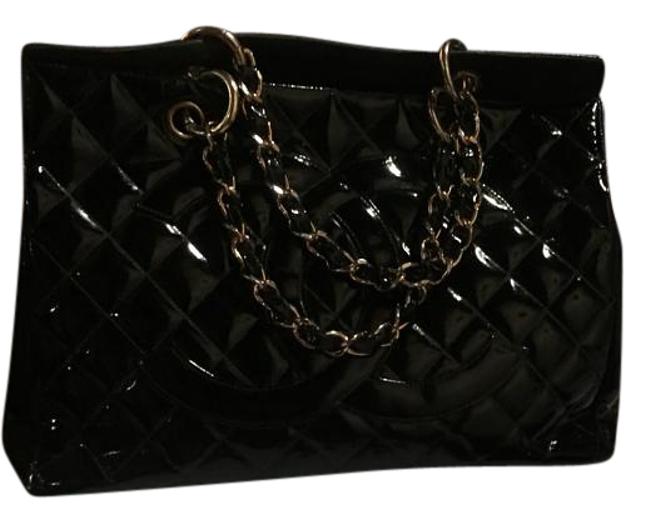 Chanel Black Leather Tote