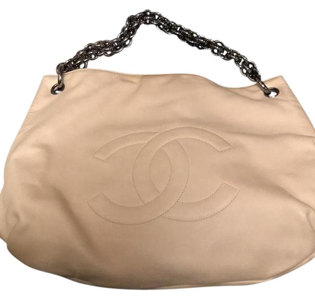 Chanel Blush Lambskin Leather Tote