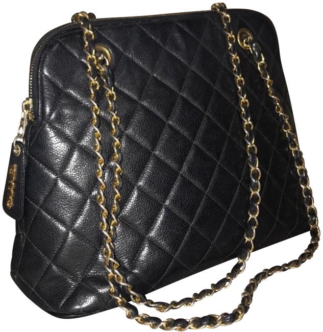 Chanel Camera Caviar Classic Executive Chain Logo Tote