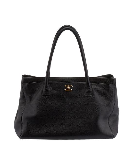 Chanel Caviar 30169 Black Leather Tote