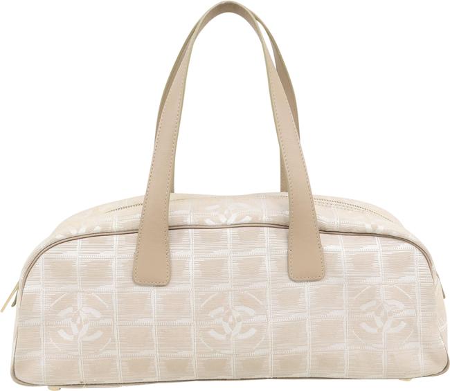 Chanel Cc Beige Canvas Tote