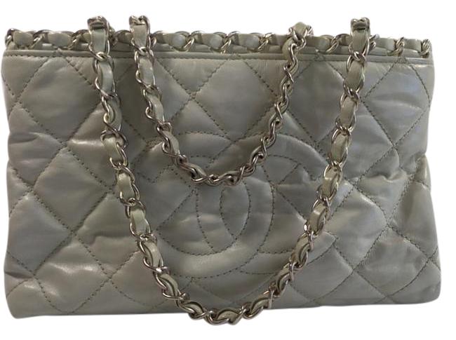 Chanel Chain Me Mini Ivory Lambskin Tote