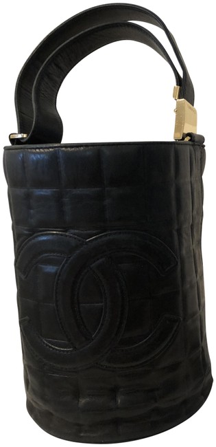 Chanel Chocolate Collection Black Leather Tote