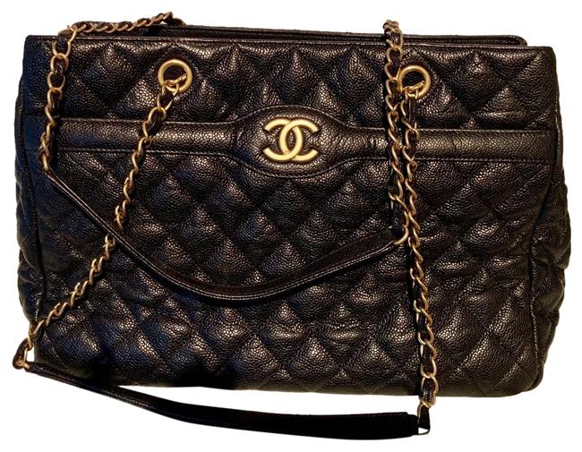 Chanel Classic Quilted Leather Tote
