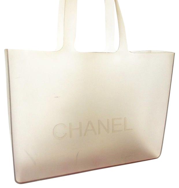Chanel Clear Rubber Tote