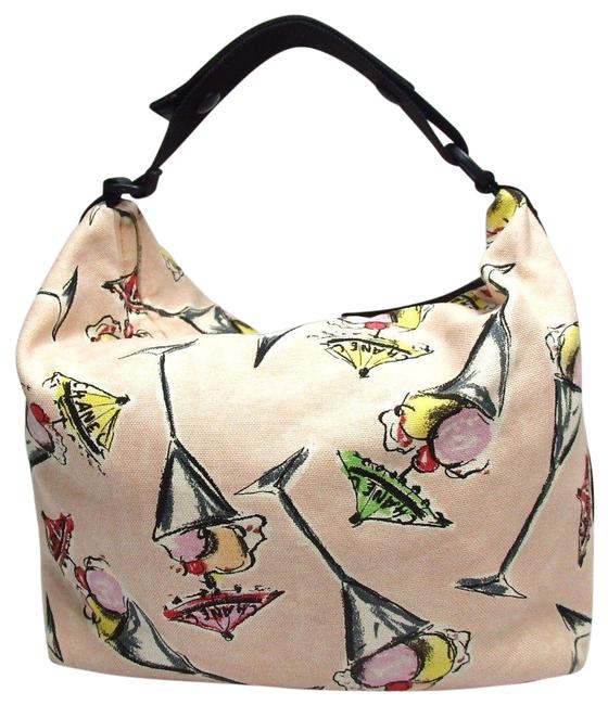 Chanel Bag Coco Ice Cream Theme Multi Pink Canvas Tote