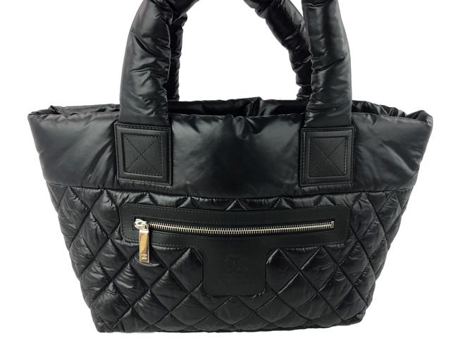 Chanel Cocoon Coco Classic Black Nylon Tote