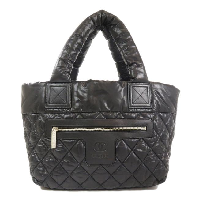 Chanel Cocoon Coco Ladies Black Nylon Tote
