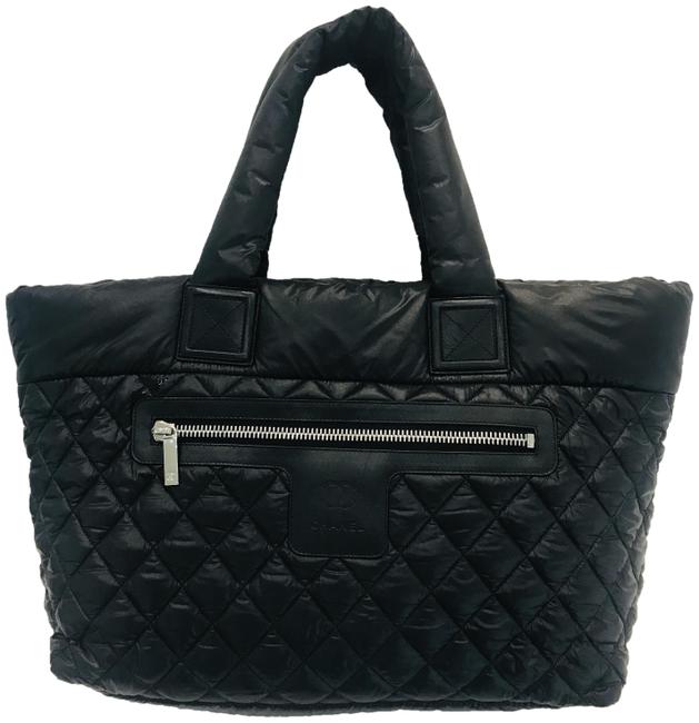 Chanel Cocoon Quilted Large Coco Nylon Tote