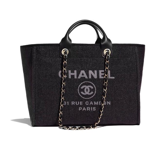 Chanel Deauville 2019 Large Black Tote