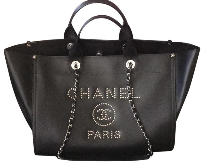 Chanel Deauville Large Caviar Leather Tote