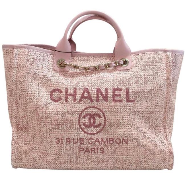 Chanel Deauville Pink Tote