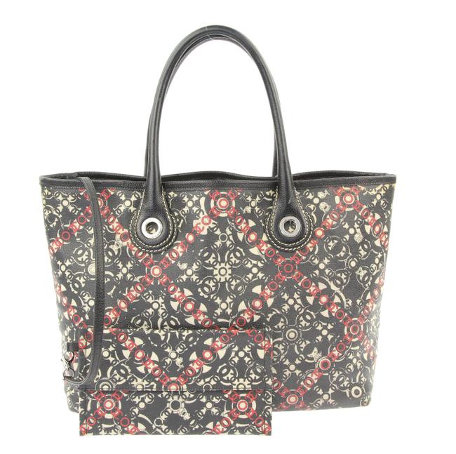 Chanel East West Multicolor Coated Canvas Tote