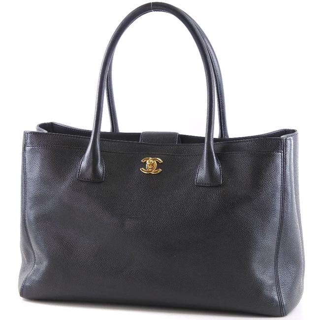 Chanel Executive A15206y01570 Calf Womens Black Tote