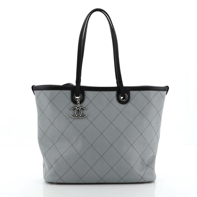 Chanel Fever Quilted Caviar Medium Tote