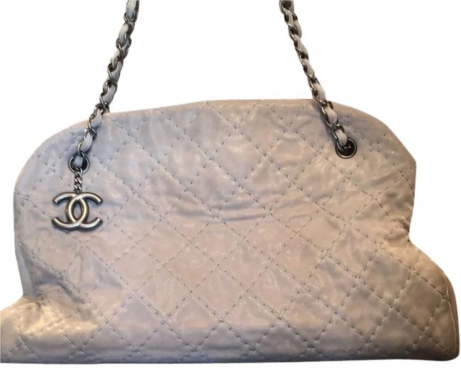 Chanel Grey Leather Tote