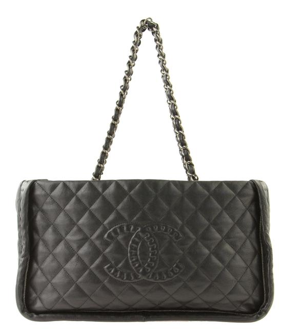 Chanel Istanbul Small Black Leather Tote